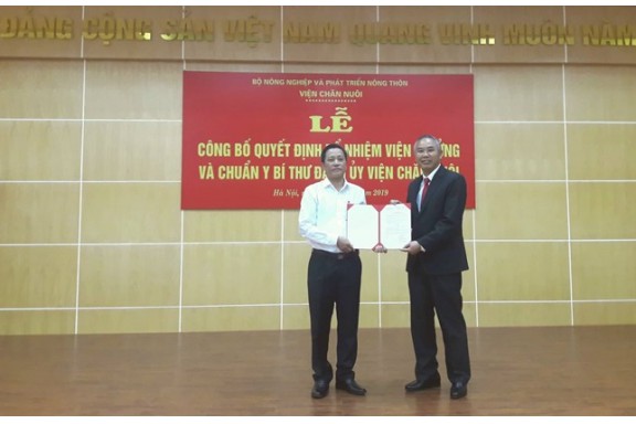 TS. Phạm Công Thiếu được bổ nhiệm giữ chức Viện trưởng Viện Chăn nuôi