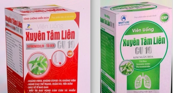Cảnh báo khẩn cấp về sản phẩm Xuyên tâm liên giả mạo phòng chống COVID-19