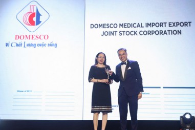 DOMESCO lần thứ 2 nhận giải thưởng “Nơi làm việc tốt nhất châu Á”