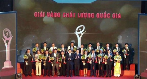 SANEST Khánh Hòa là 1 trong 21 doanh nghiệp nhận Giải Vàng Chất lượng Quốc gia năm 2020