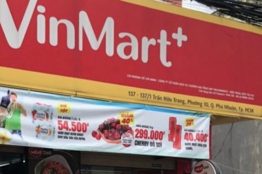 4 cửa hàng Vinmart+ bị xử phạt vì không niêm yết giá theo quy định