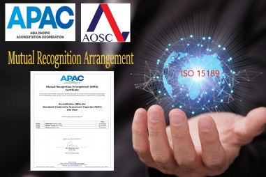 AOSC trở thành một trong 2 tổ chức công nhận ở Việt Nam tham gia thỏa ước APAC-MRA