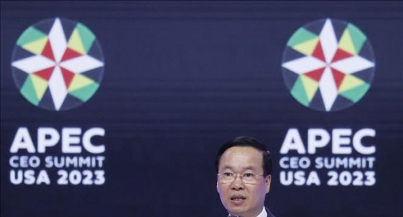 Chủ tịch nước Võ Văn Thưởng phát biểu tại Hội nghị Thượng đỉnh doanh nghiệp APEC 2023