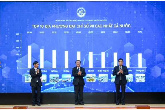 Lần đầu tiên công bố kết quả xếp hạng Bộ chỉ số đổi mới sáng tạo cấp địa phương