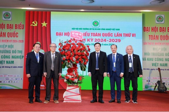 Hiệp hội Môi trường đô thị và Khu công nghiệp Việt Nam tổ chức Đại hội lần thứ VI, nhiệm kỳ 2024-2029