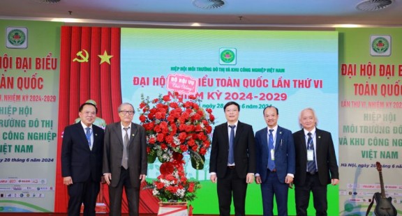 Hiệp hội Môi trường đô thị và Khu công nghiệp Việt Nam tổ chức Đại hội lần thứ VI, nhiệm kỳ 2024-2029