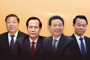 Bộ trưởng, trưởng ngành các bộ mới hợp nhất được Quốc hội phê chuẩn