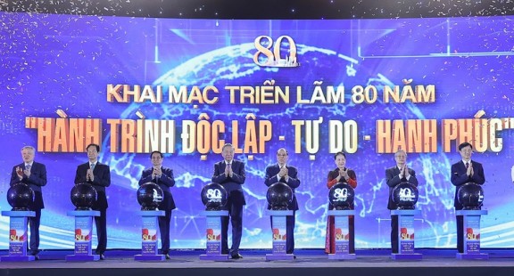 Khai mạc Triển lãm thành tựu đất nước “80 năm hành trình Độc lập - Tự do - Hạnh phúc”