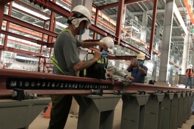 QUATEST 3 nâng cao năng lực thử nghiệm quy trình hàn ray phục vụ metro và đường sắt tốc độ cao