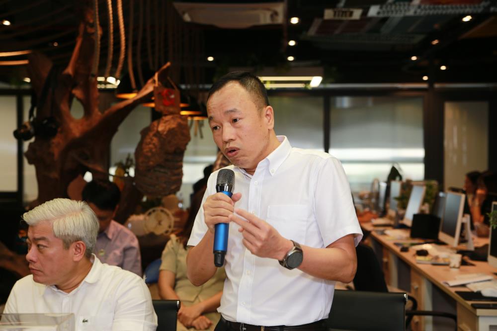 TS. Nguyễn Phương Quý, Phó Giám đốc Công ty CP Đầu tư xây dựng và Thương mại Phú Điền phát biểu tại Toạ đàm